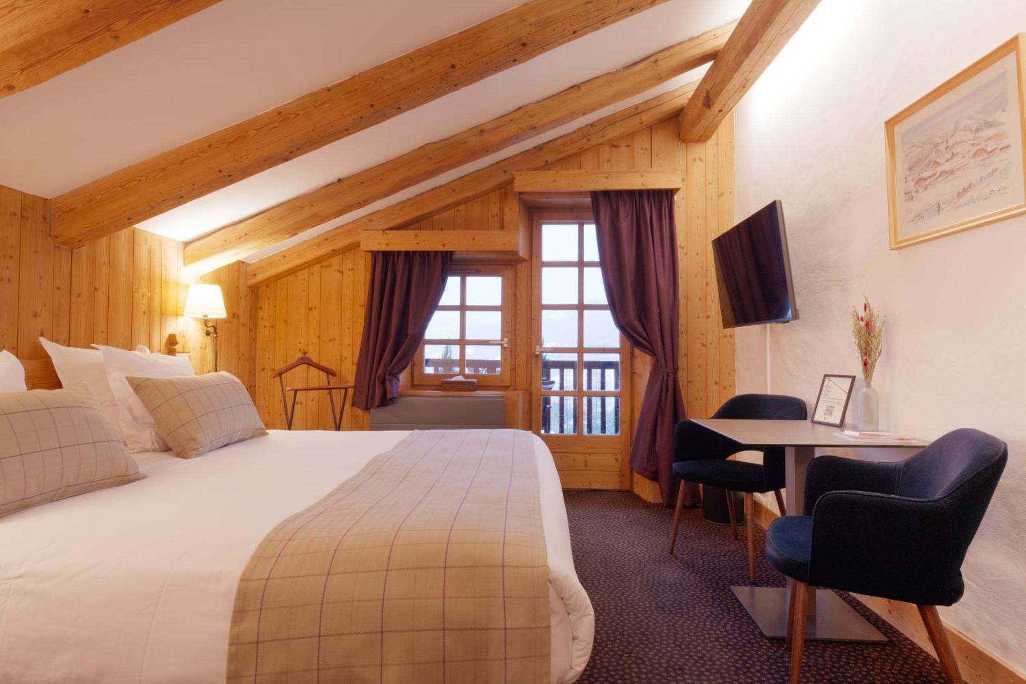 La Ferme Du Golf Hotel Megève Cameră foto