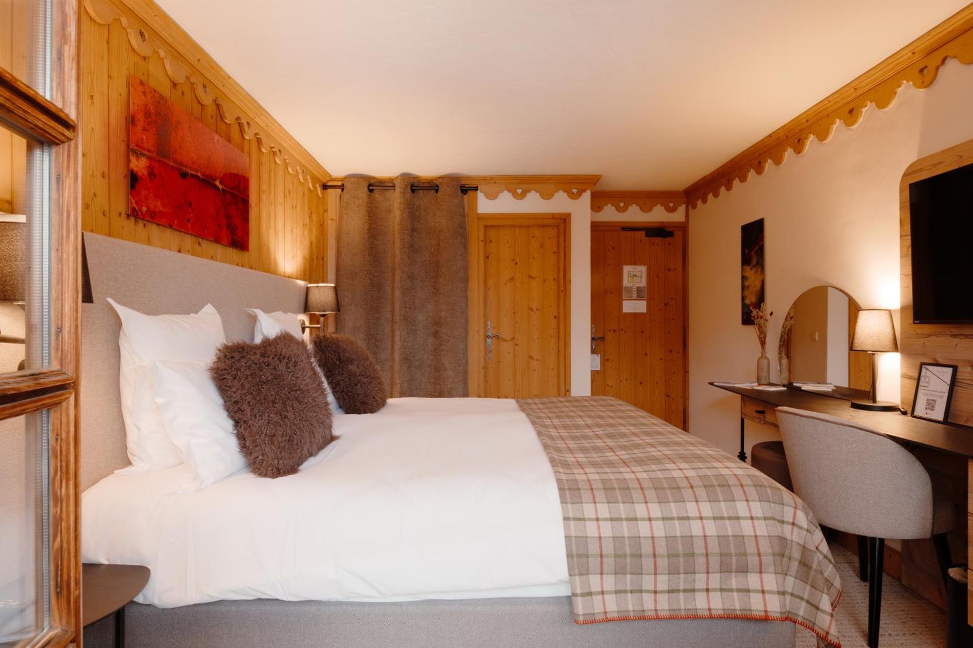 La Ferme Du Golf Hotel Megève Cameră foto