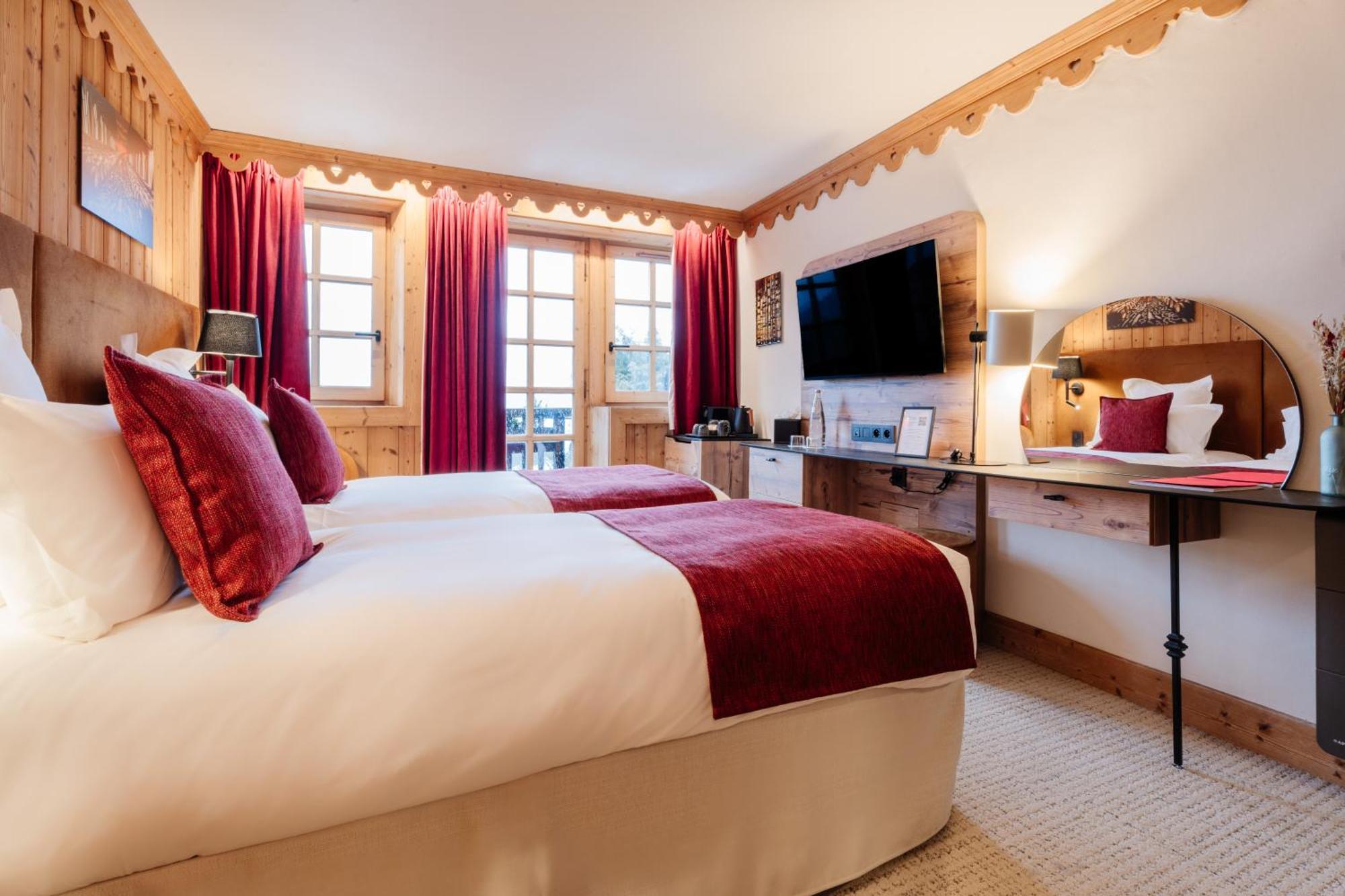 La Ferme Du Golf Hotel Megève Exterior foto